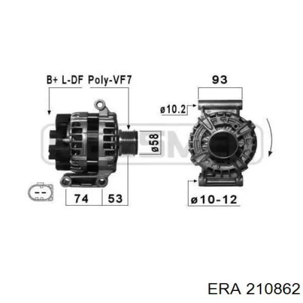 Генератор 210862 ERA