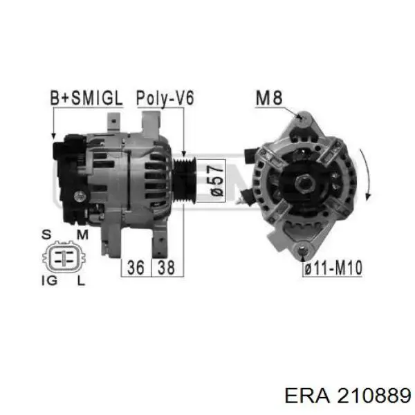 Генератор 210889 ERA