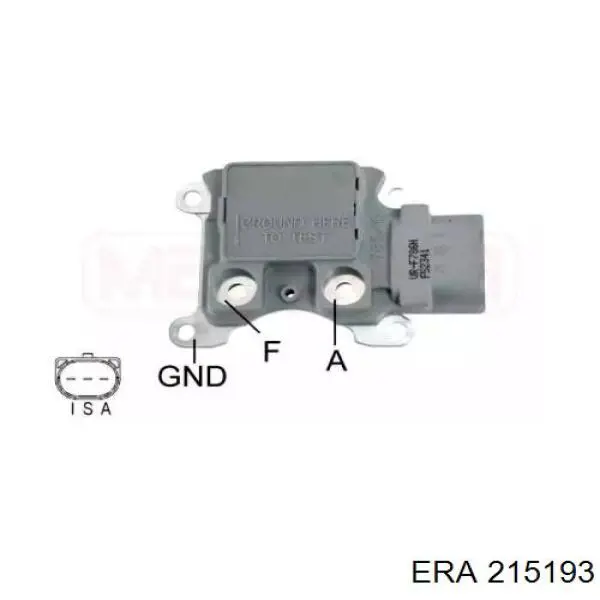 Реле генератора 215193 ERA