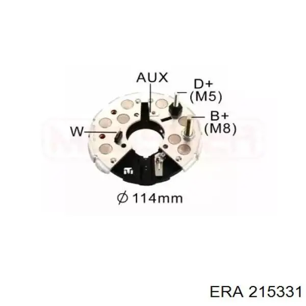 Мост диодный генератора 215331 ERA
