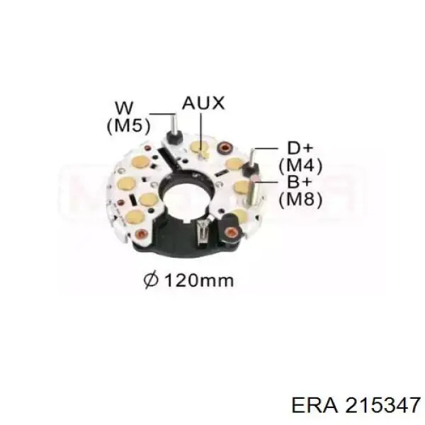 Мост диодный генератора 215347 ERA