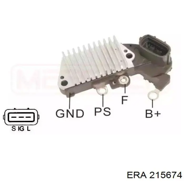 Реле-регулятор генератора (реле зарядки) ERA 215674