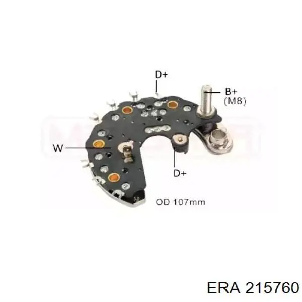 Мост диодный генератора ERA 215760 Мост диодный генератора ERA 215760