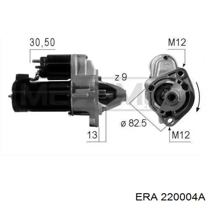 220004A ERA motor de arranco