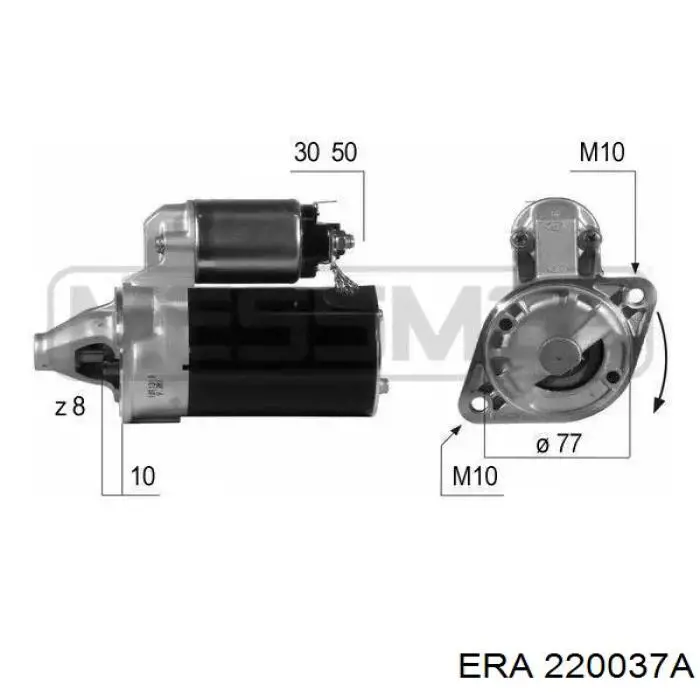 Стартер ERA 220037A цена, от 95.23 USD