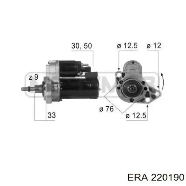 Стартер 220190 ERA