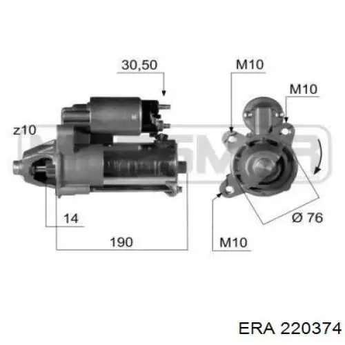 Стартер 220374 ERA