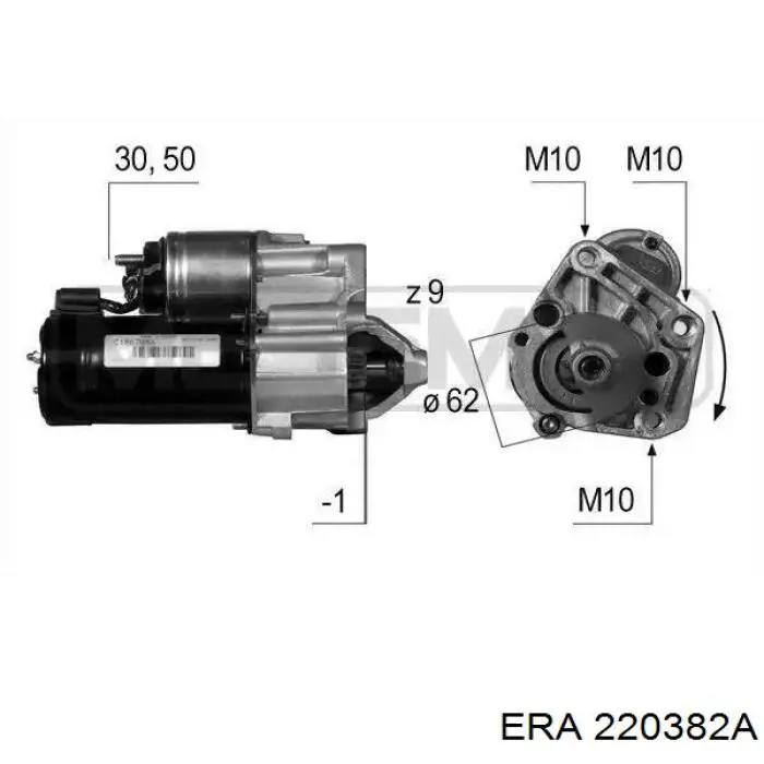 Купить 220382A ERA Стартер