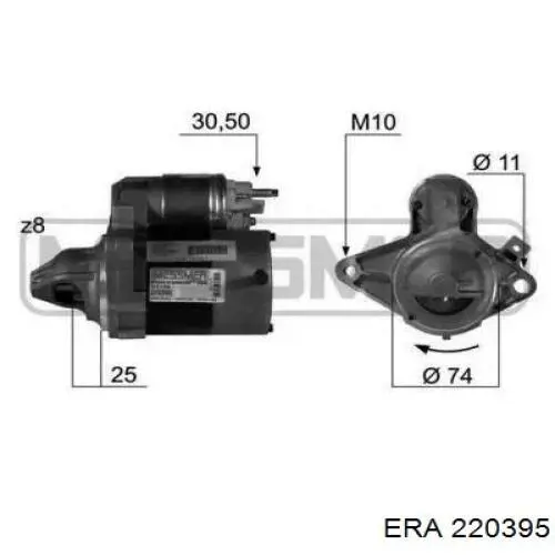 Стартер 220395 ERA