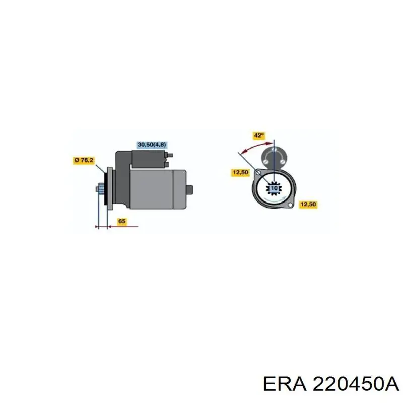 Стартер ERA 220450A цена, от 71.92 USD