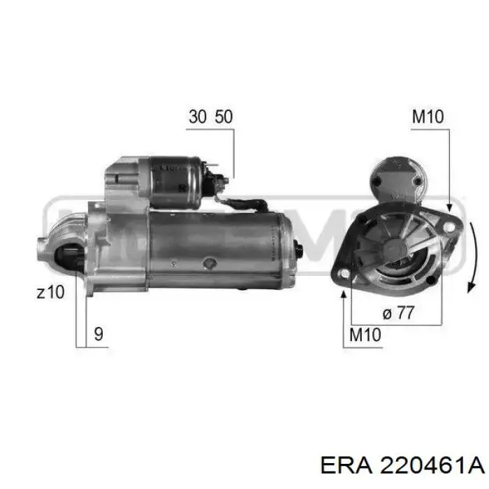 Стартер ERA 220461A цена, от 76.97 USD