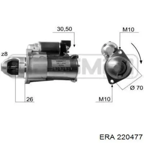 Стартер 220477 ERA