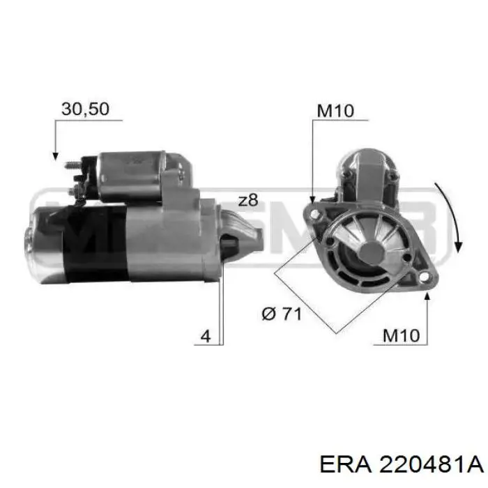 220481A ERA Стартер автомобиля