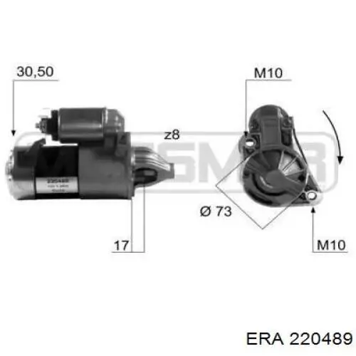 Стартер 220489 ERA