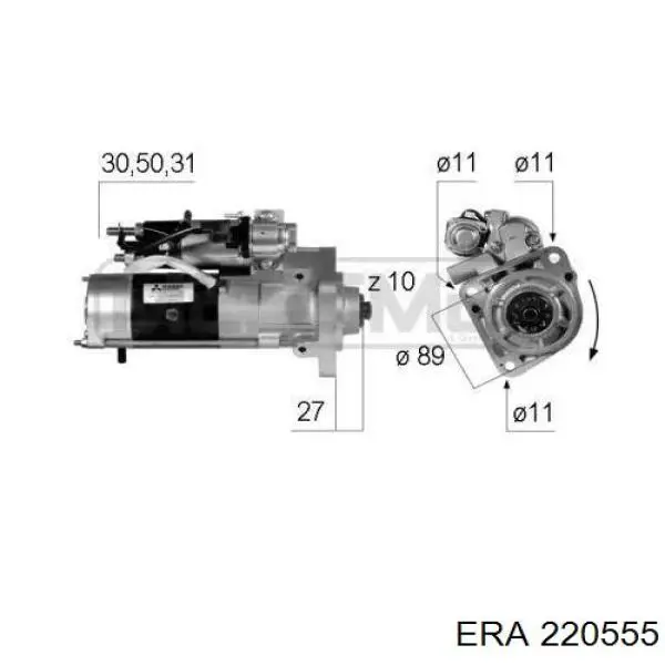 Стартер 220555 ERA