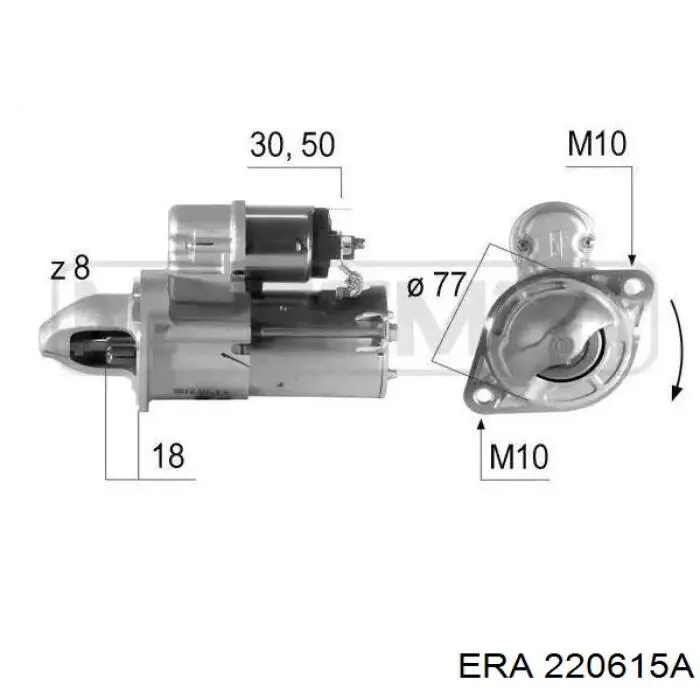 Стартер 220615A ERA