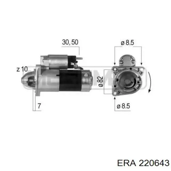 Стартер 220643 ERA