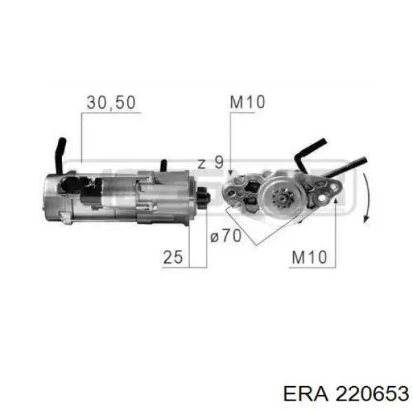 Стартер LR043962 Land Rover