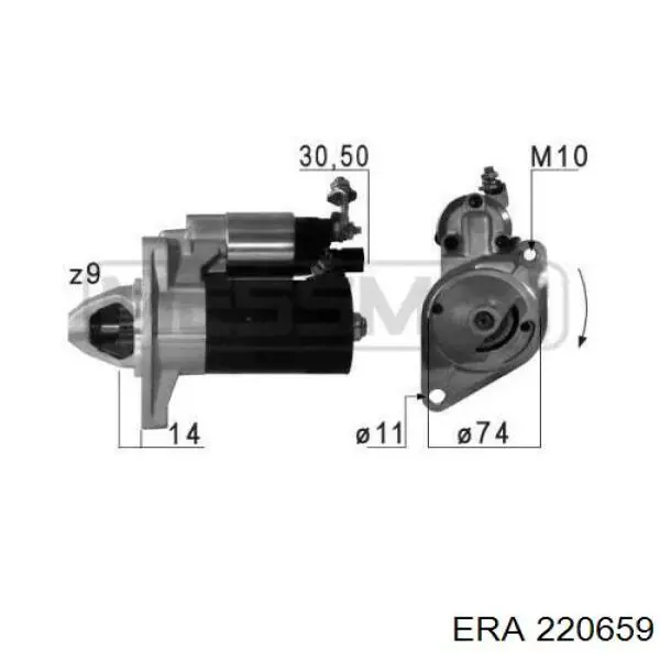 Стартер 220659 ERA