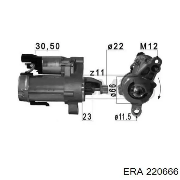 Стартер 220666 ERA