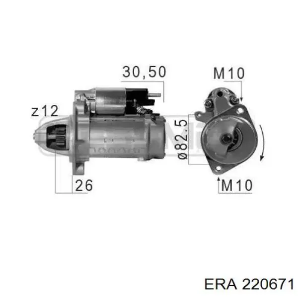 220671 ERA motor de arranco