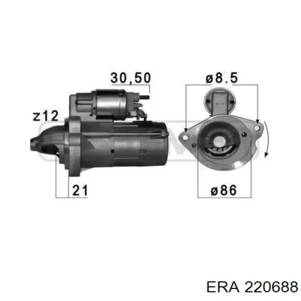 Стартер 220688 ERA