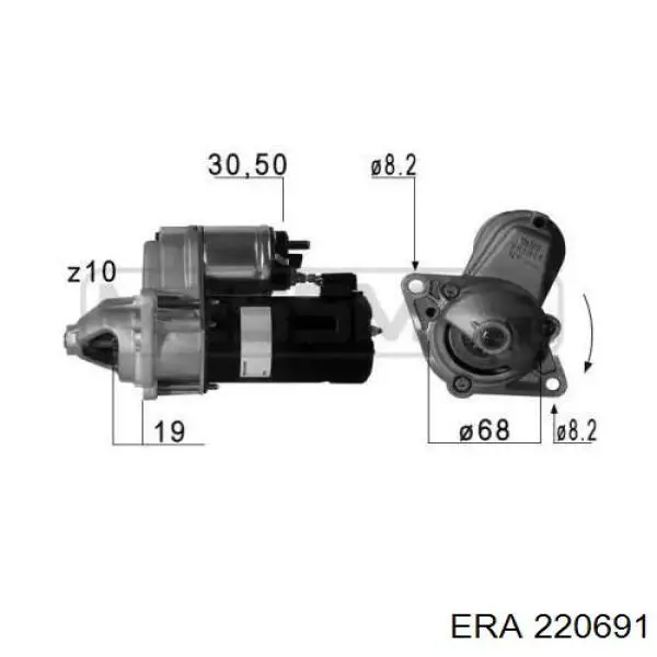 Стартер 220691 ERA