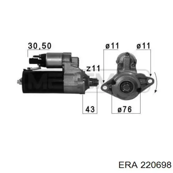 Стартер 220698 ERA