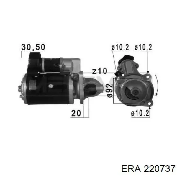 MS346 Mahle Original motor de arranco