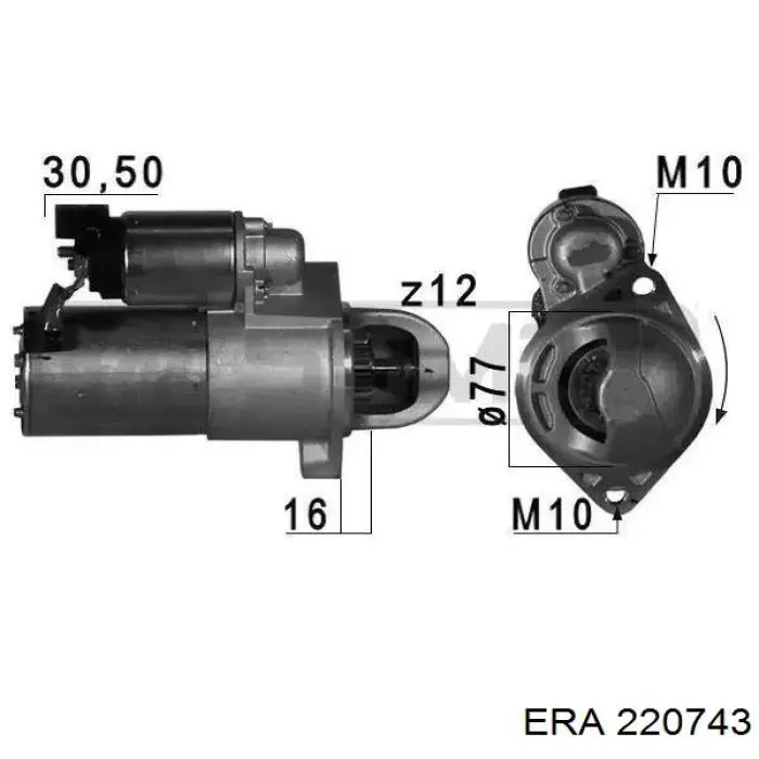 220743 ERA motor de arranco