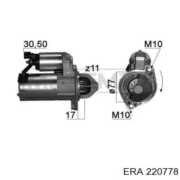 220778 ERA motor de arranco