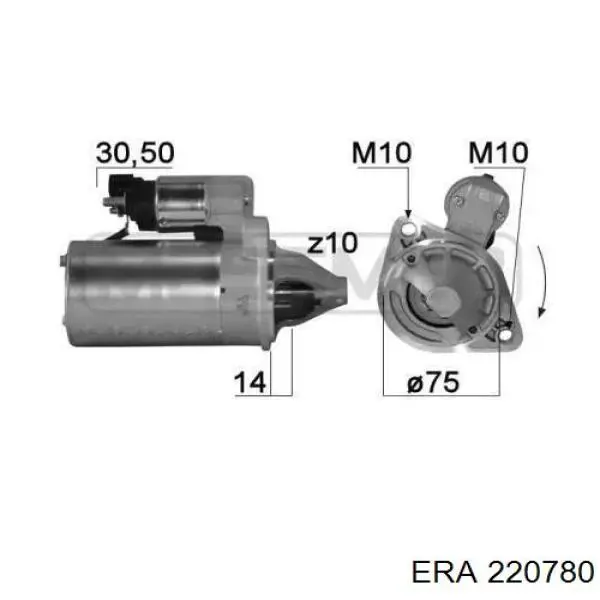 220780 ERA motor de arranco