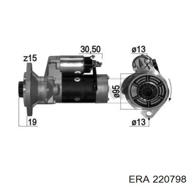 220798 ERA Стартер автомобиля