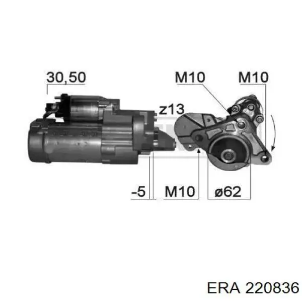 220836 ERA motor de arranco