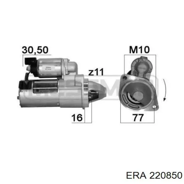 220850 ERA motor de arranco