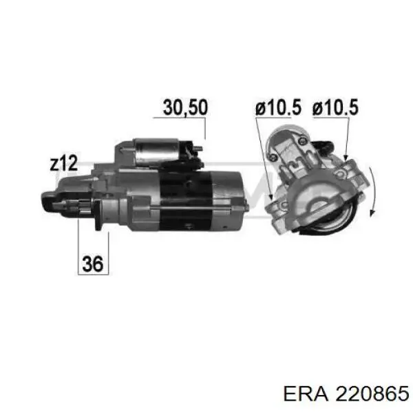 Стартер ZN1807 ZEN