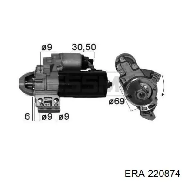 Стартер 220874 ERA