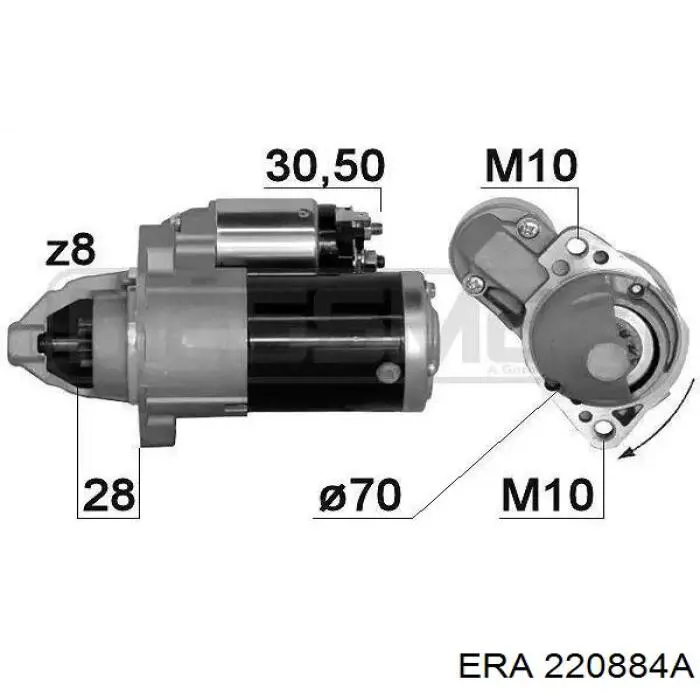 Стартер 220884A ERA