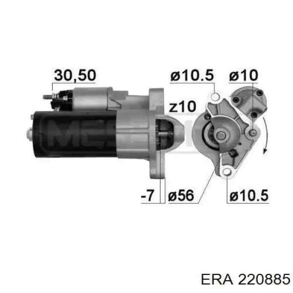 Стартер 220885 ERA