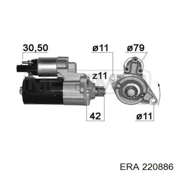 Стартер 220886 ERA