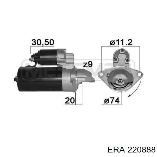 Стартер 220888 ERA