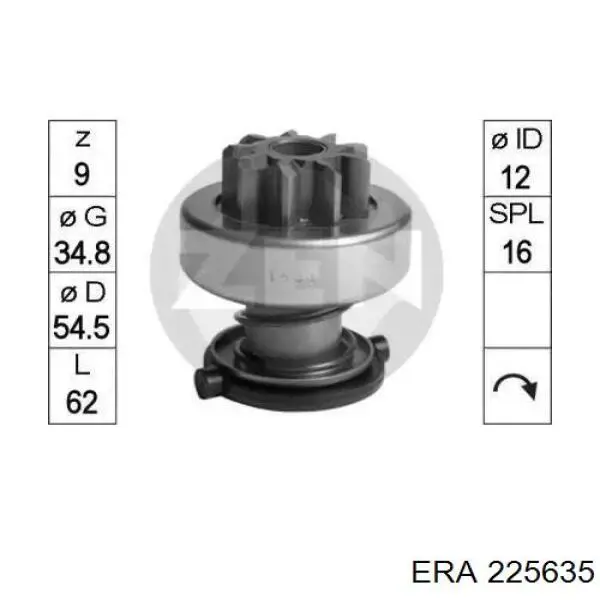 Стартер 225635 ERA