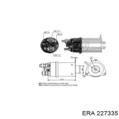 Реле втягивающее стартера ZM 462