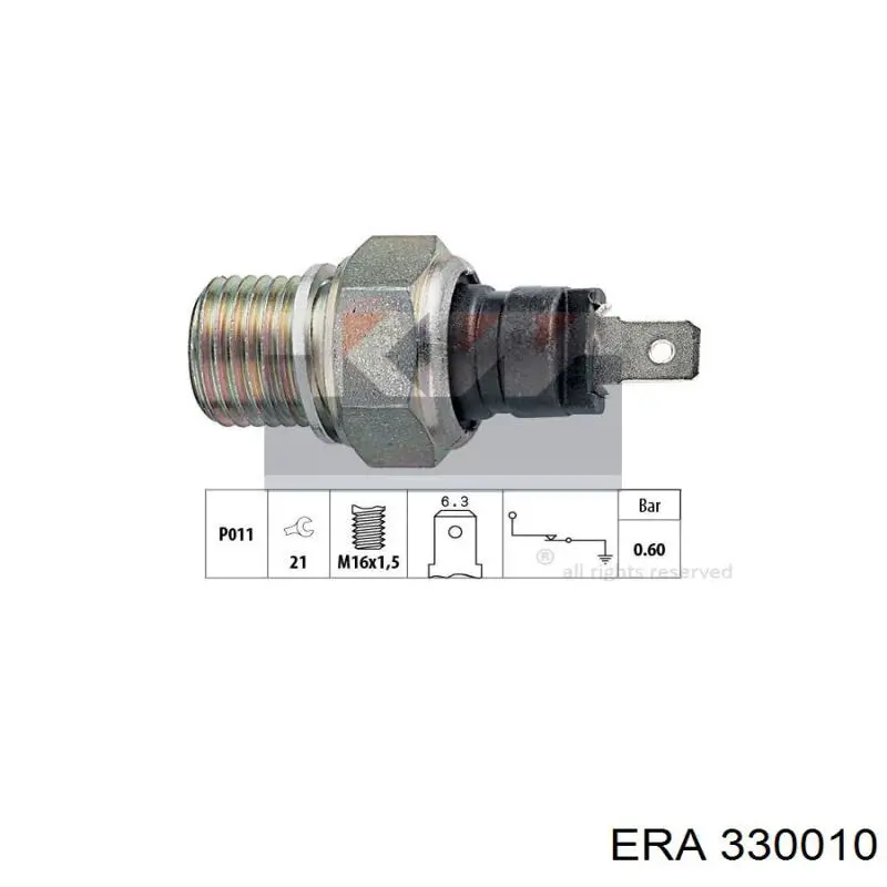 Манометры (указатель давления масла) ERA 330010 цена, от 3.14 USD
