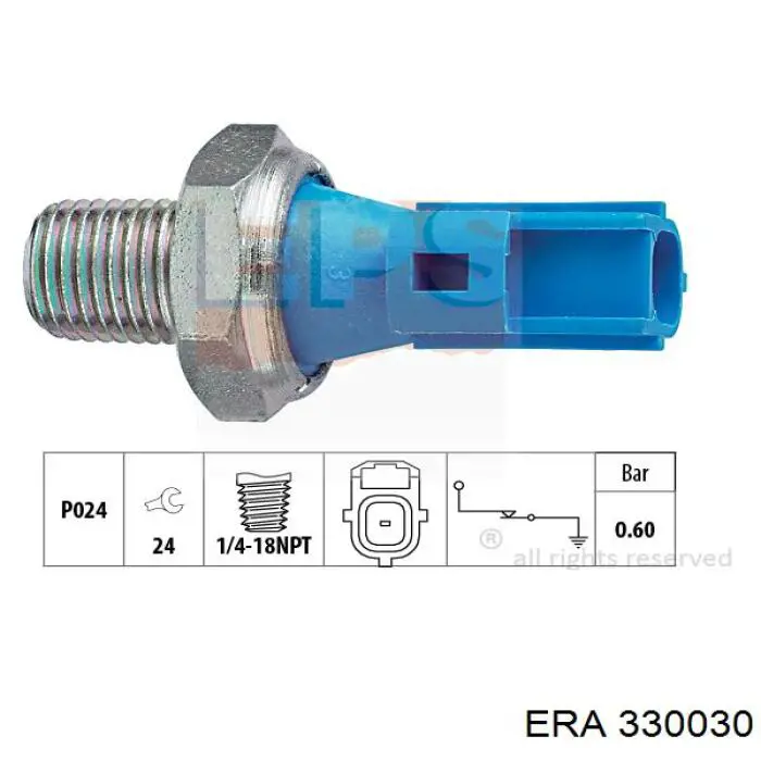 Купить 330030 ERA Датчик давления масла