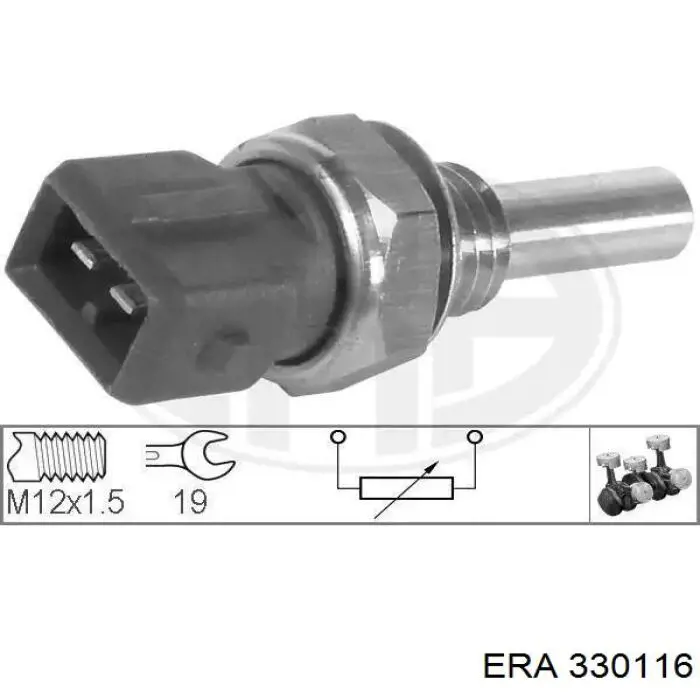 Купить 330116 ERA Термодатчик охлаждающей жидкости