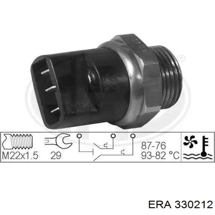 Датчик температуры радиатора ERA 330212 цена, от 9.87 USD
