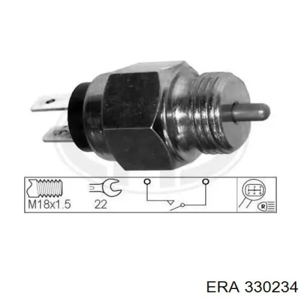 Датчик включения фонарей заднего хода 330234 ERA