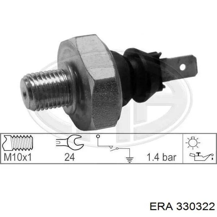 Купить 330322 ERA Датчик давления масла
