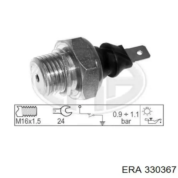 Датчик давления масла 330367 ERA